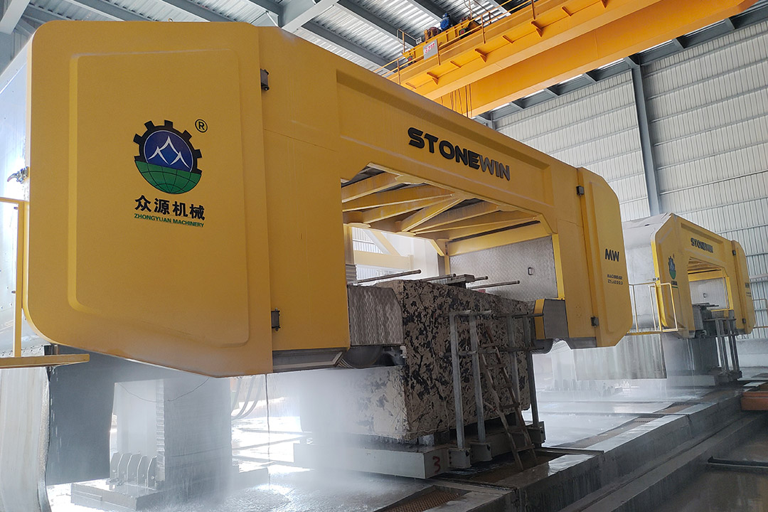 Stone large plate processing